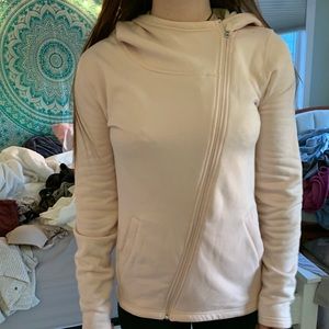 Light Pink Cross Zip Sweatshirt